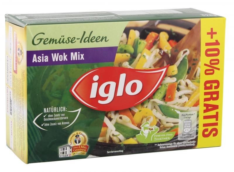 Iglo GemüseIdeen Asia Wok Mix (480 g) online bestellen bei myTime.de