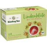 Bünting Tee Bio Lindenblüte Pfirsich <nobr>(20 x 2,50 g)</nobr>
