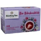 Bünting Tee Bio Hibiskusblüte mit schwarzer Johannisbeere <nobr>(20 x 2,50 g)</nobr>