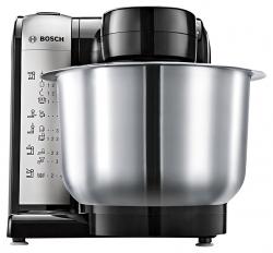 Bosch MUM 48 A1 Küchenmaschine, anthrazit-edelstahl