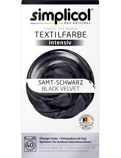Simplicol Textilfarbe Intensiv Samt-Schwarz