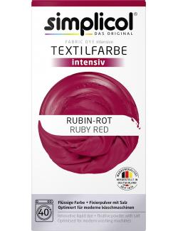 Simplicol Textilfarbe Intensiv Rubin-Rot