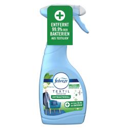 Febreze Textilerfrischer Spray Antibakteriell Morgentau, entfernt 99,9 % der Bakterien und Gerüche aus nicht maschinenwaschbaren