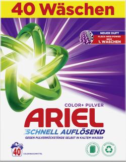 Ariel Schnell auflösend Color+ Pulver