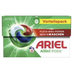 Ariel All-in-1 Pods Universal+ Waschmittel 38WL