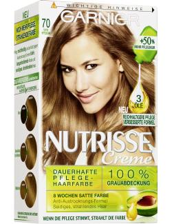 Garnier Nutrisse Creme Pflege-Haarfarbe 70 toffee mittelblond