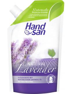 Handsan Flüssigseife Natural Lavender Nachfüllbeutel