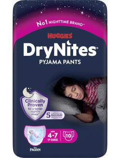 Huggies DryNites Pyjama Pants Girl 17-30kg