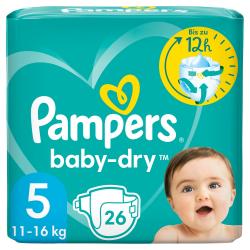 Pampers Baby-Dry Gr. 5, 11kg-16kg