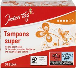 Jeden Tag Tampons Super