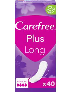 Carefree Plus Long Slipeinlagen ohne Duft