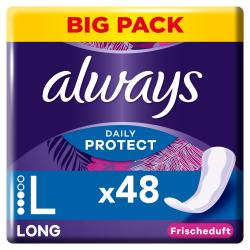 Always Daily Protect Slipeinlagen Long mit Frischeduft