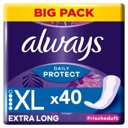 Always Daily Protect Extra Long fresh scent Slipeinlagen