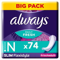 Always Daily Fresh Slim Flexistyle Frischeduft Slipeinlagen