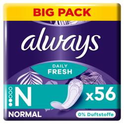 Always Daily Fresh Slipeinlagen Normal ohne Parfum