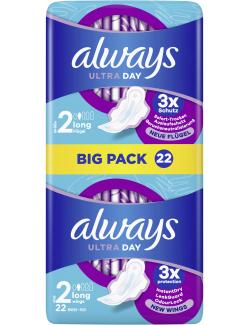 Always Ultra Day Binde Long mit Flügeln Gr. 2 BigPack