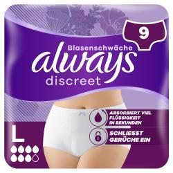 Always Discreet Inkontinenz Höschen Gr. L