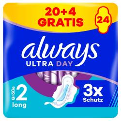 Always Ultra Binde Long mit Flügeln (Größe 2)