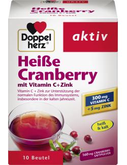 Doppelherz aktiv Heiße Cranberry mit Vitamin C + Zink 10 Beutel