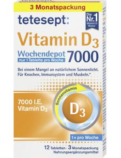 Tetesept Vitamin D3 7000 Wochendepot
