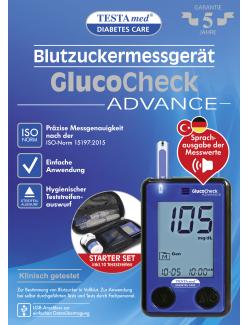 Testa med Diabetes Care GlucoCheck Advance Blutzuckermessgerät