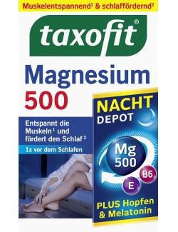 Taxofit Magnesium 500 Nacht Depot