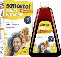 Sanostol Multi-Vitamine ohne Zuckerzusatz
