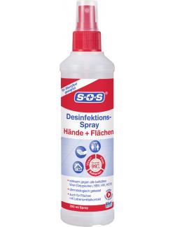 SOS Desinfektions-Spray Hände + Flächen