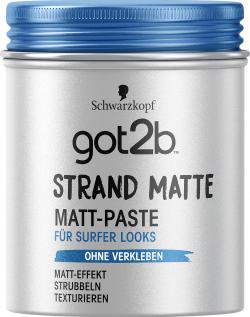 Schwarzkopf Got2b Matt-Paste Strand Matte