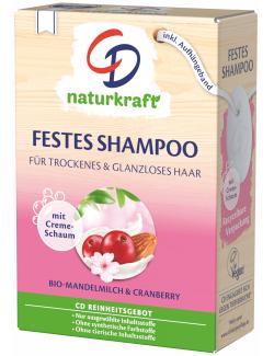 CD naturkraft Festes Shampoo Bio-Mandelmilch & Cranberry