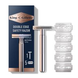 King C. Gillette Double Edge Safety Razor, Rasierhobel für Männer