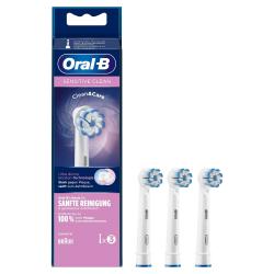 Oral-B Sensitive Clean Aufsteckbürsten mit ultra-dünner Borsten-Technologie für unsere sanfteste Reinigung, 3 Stück