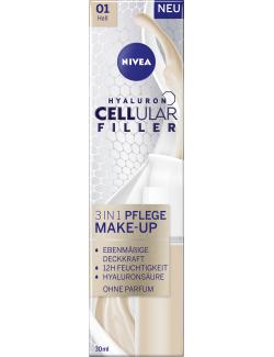 Nivea Hyaluron Cellular Filler 3in1 Pflege Make-Up 01 hell
