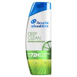 Head & Shoulders Deep Clean Fettige Kopfhaut Anti-Schuppen-Shampoo, 72 Stunden Schutz