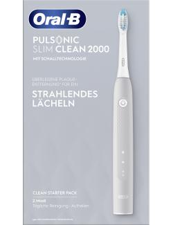 Oral-B Pulsonic Slim Clean 2000 elektrische Schallzahnbürste Grey