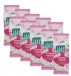 La Ligne Einwegrasierer Damen Doppelklingen