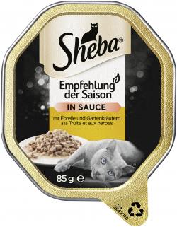 Sheba Empfehlung der Saison mit Forelle und Gartenkräutern