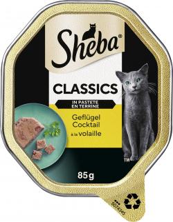 Sheba Classics in Pastete mit Geflügel Cocktail