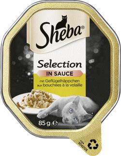 Sheba Selection in Sauce mit Geflügelhäppchen