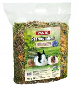 Panto Premiumheu Blütenwiese Einzelfuttermittel für Nager und Zwergkaninchen