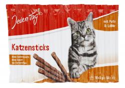 Jeden Tag Katze Snack-Sticks Pute & Leber