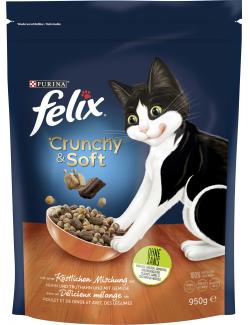 Felix Crunchy & Soft mit Huhn, Truthahn und Gemüse