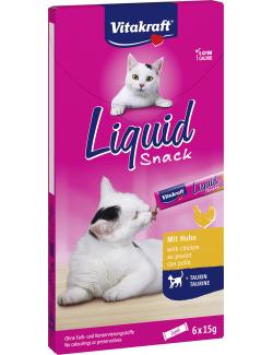 Vitakraft Katzensnack Liquid Snack mit Huhn + Taurin