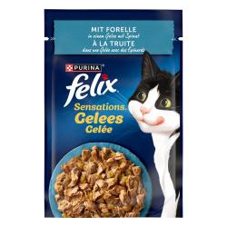 Felix Sensations Gelees mit Forelle & Spinat