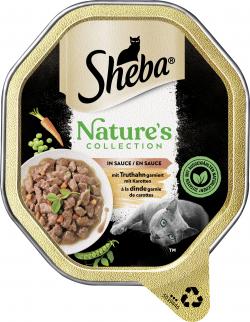 Sheba Nature's Collection in Sauce mit Truthahn garniert mit Karotten