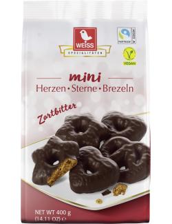 Weiss Lebkuchen Mini Herzen Sterne Brezeln Zartbitter