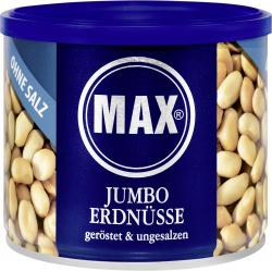 Max Jumbo Erdnüsse geröstet & ungesalzen