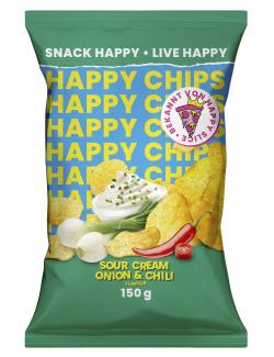 Happy Chips Sour Cream Onion & Chili