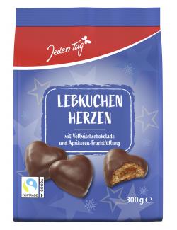 Jeden Tag Gefüllte Lebkuchen Herzen Vollmilch