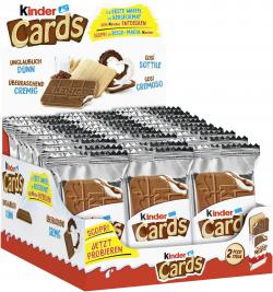 Kinder Cards Kekse mit Milch und Kakao 2er